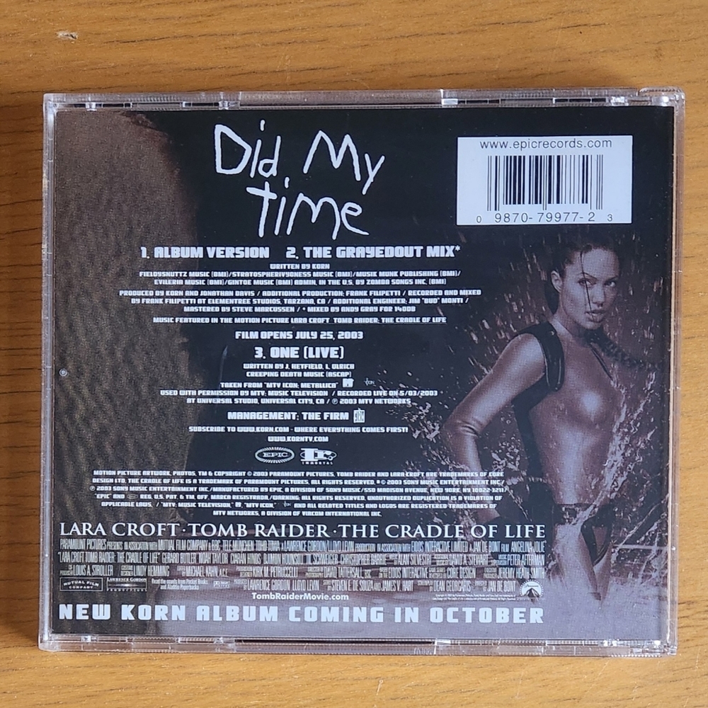 Korn "All Mixed Up - EP", "Did My Time" CDs (Lot of 2) - Picture 7 of 9